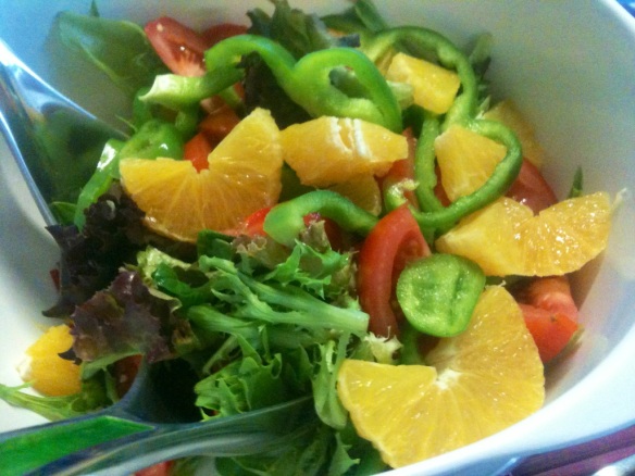 Green Salad with Orange